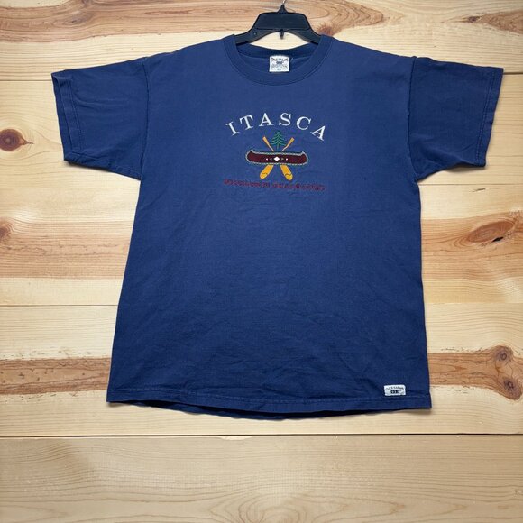 American Vintage Other - Vintage Itasca State Park Shirt Mens Large Blue Mississippi Headwaters USA Made